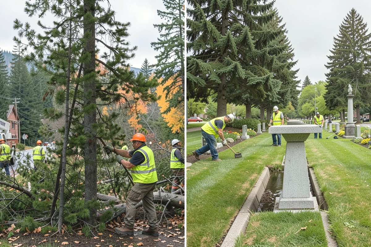 Bark Installation in Tacoma, Pierce County, WA - Prepare beds by edging, weeding, and grading as needed