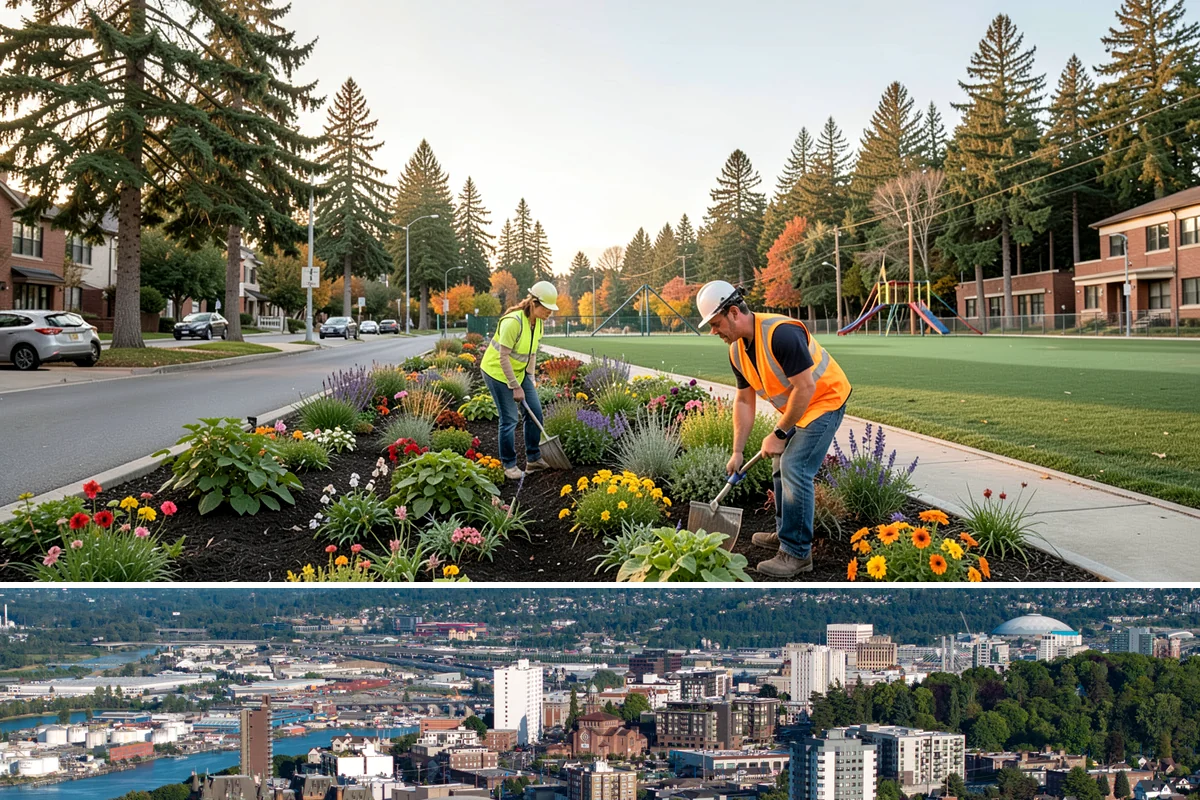 Bark Installation in Tacoma, Pierce County, WA - Bark is typically installed in spring and early summer for peak appearance and moisture retention, with fall refreshes to...