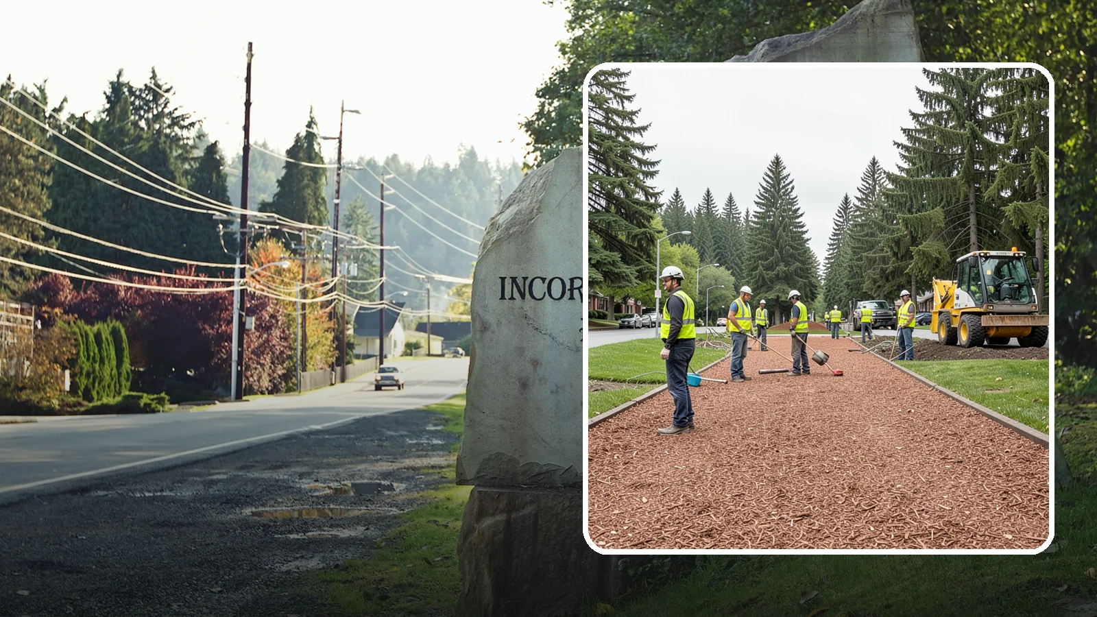 Bark Installation in Wilkeson, Pierce County, WA - Quality bark installation for public beds and pathways that delivers clean coverage and lasting ground cover.