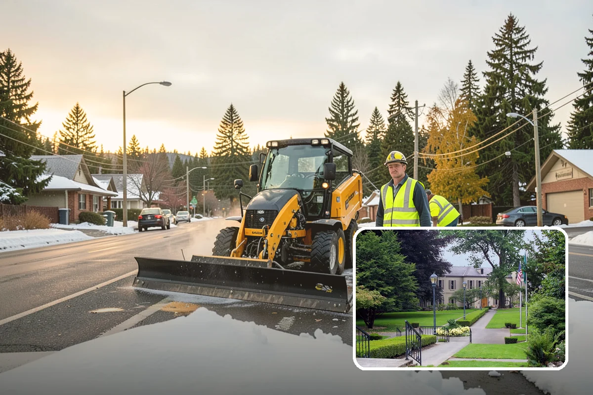 Bark Installation in Woodinville, King County, WA - Clean, uniform coverage across beds and pathways
