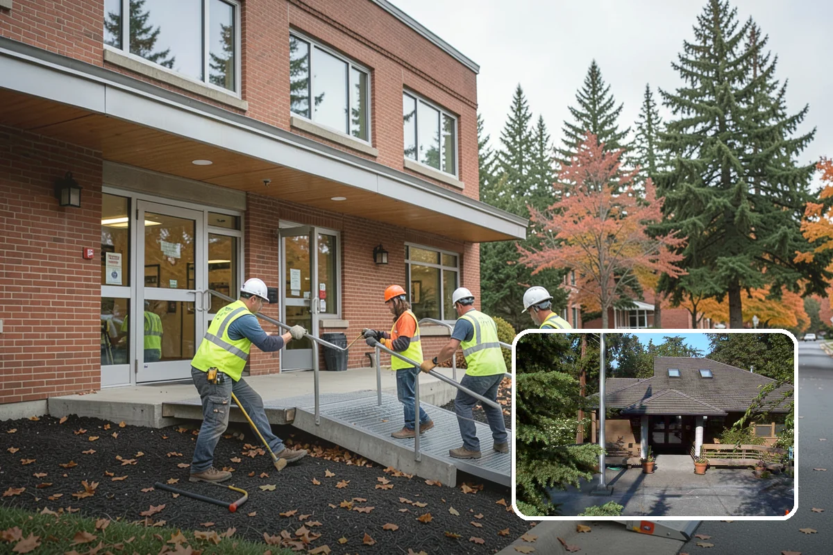 Bark Installation in Yarrow Point, King County, WA - Clean, uniform coverage across beds and pathways