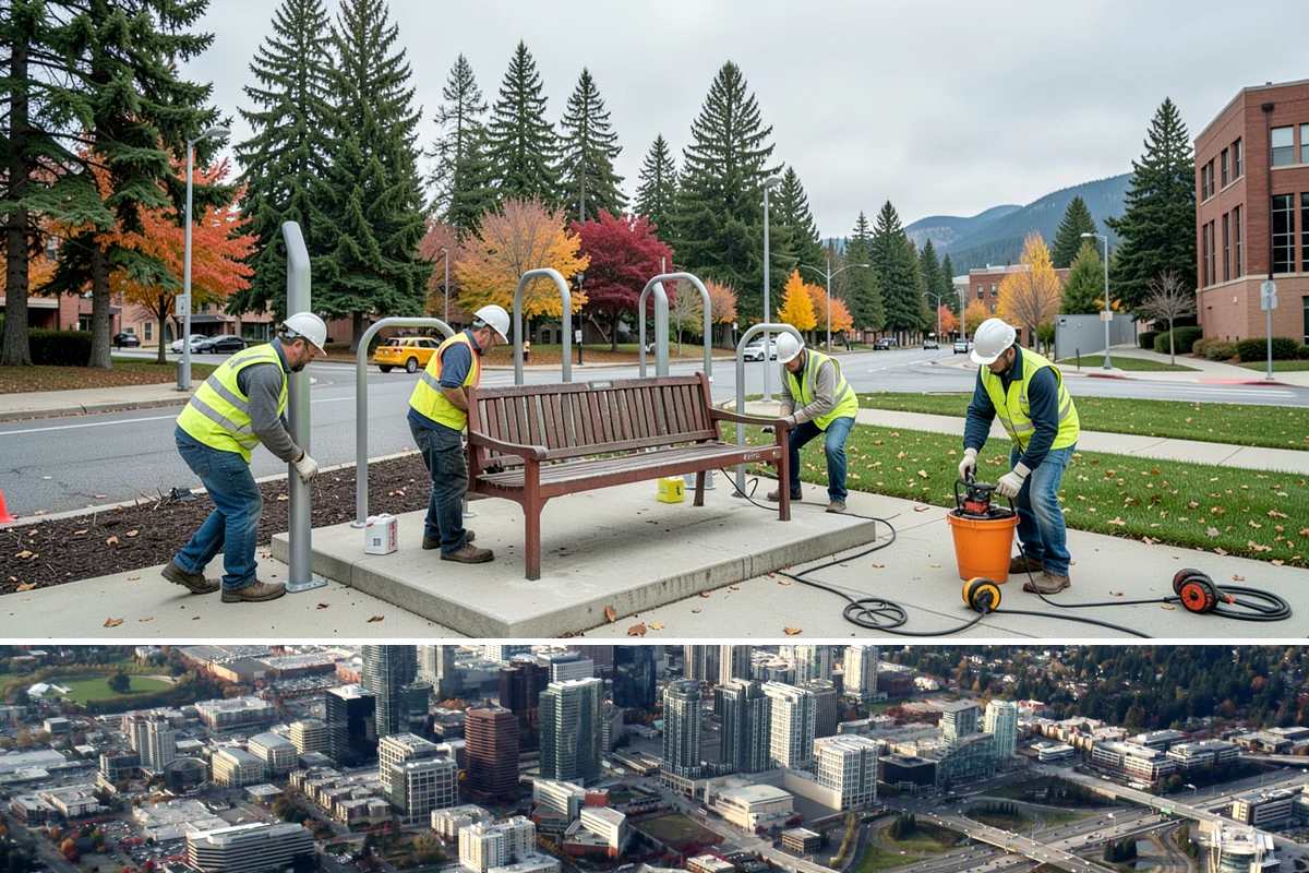 Barricade Placement in Bellevue, King County, WA - Demand peaks during the summer season of parades, races, and street festivals.