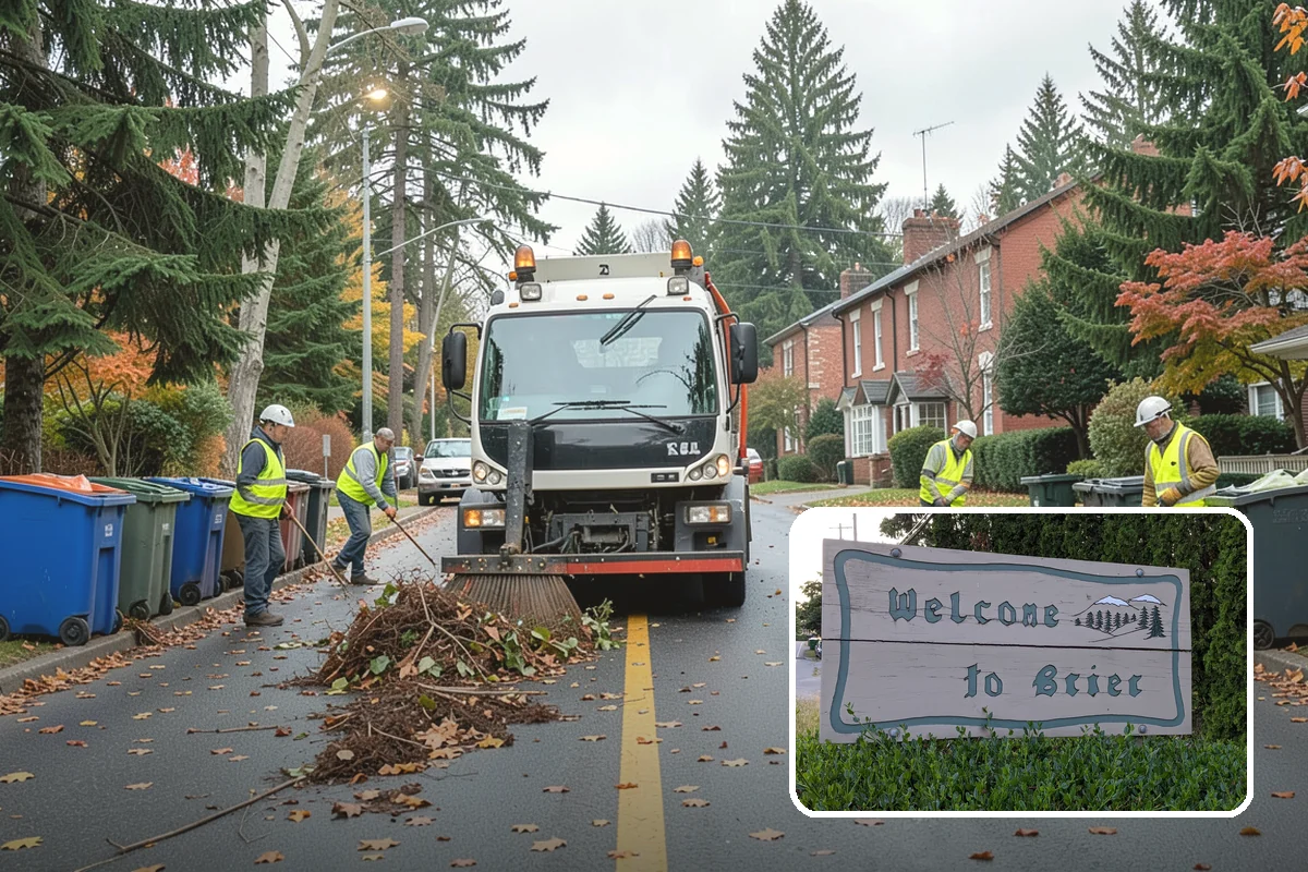 Barricade Placement in Brier, Snohomish County, WA - Placement aligned with approved traffic-control plans