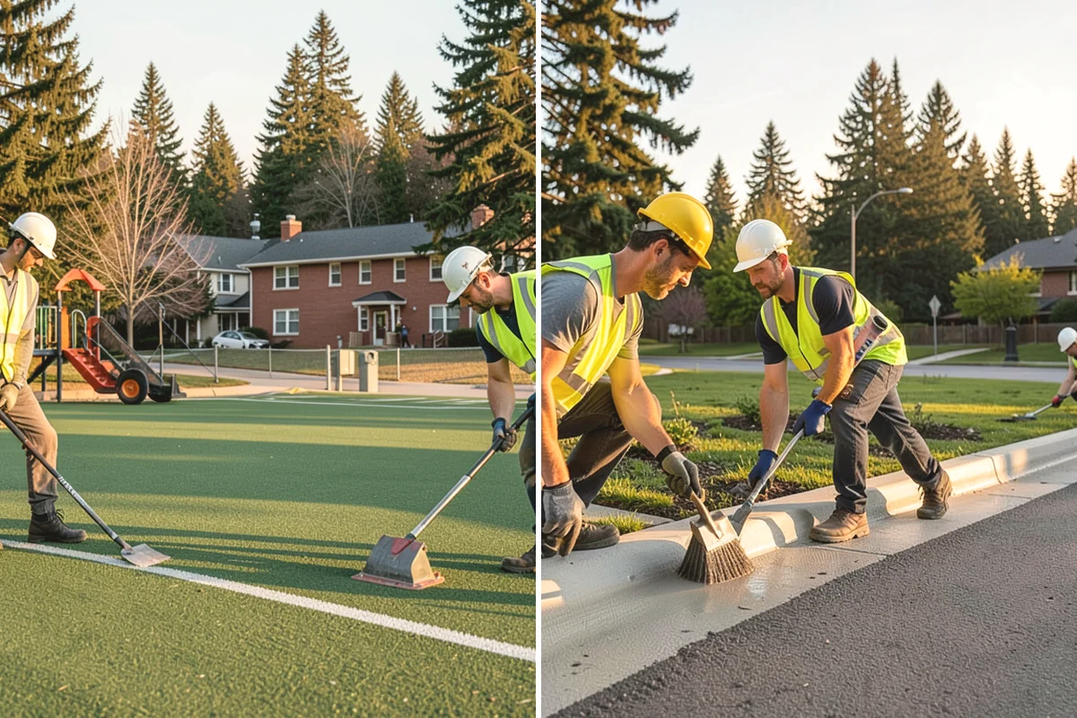 Barricade Placement in Carnation, King County, WA - Review the approved traffic-control and closure plan