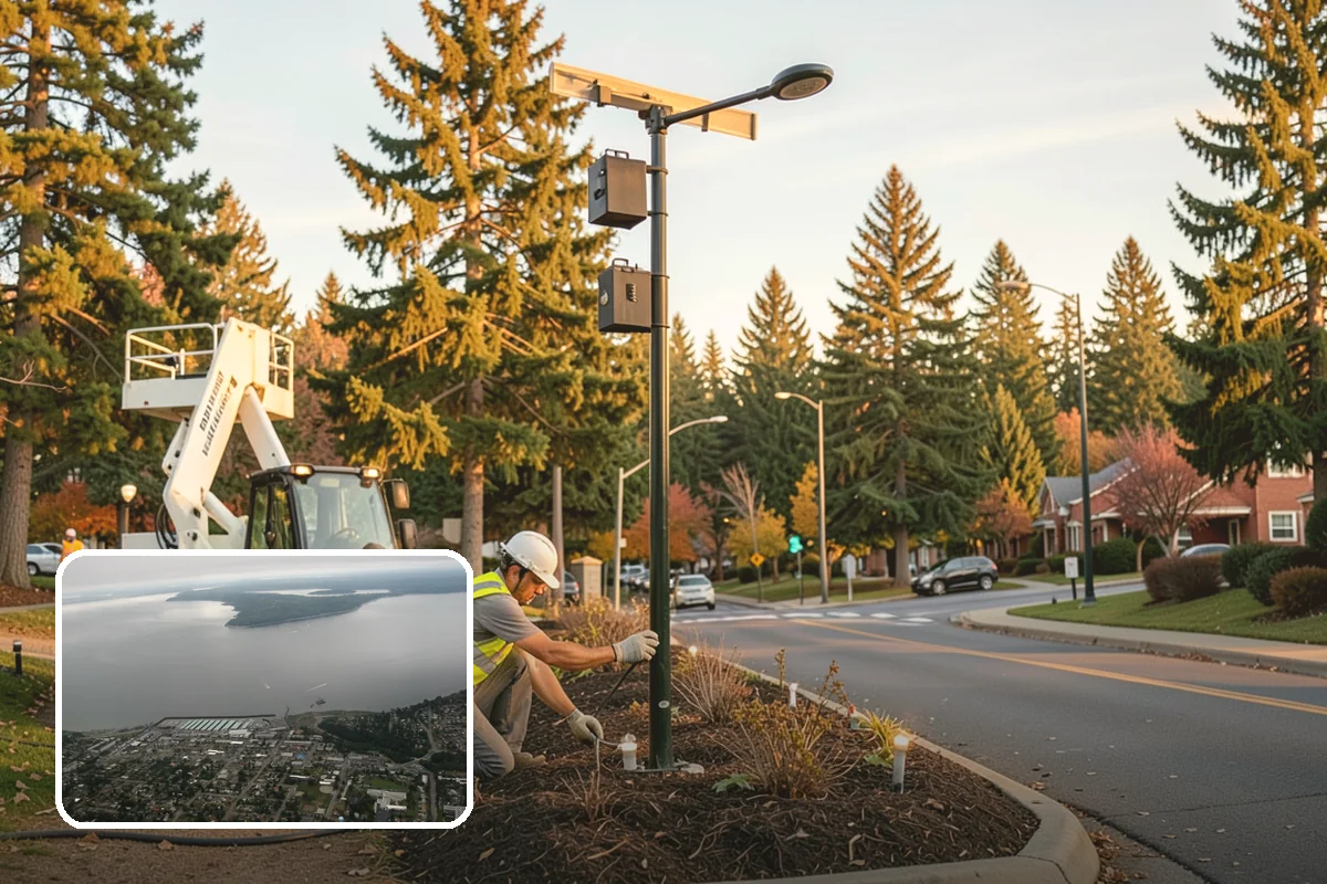Barricade Placement in Des Moines, King County, WA - Placement aligned with approved traffic-control plans
