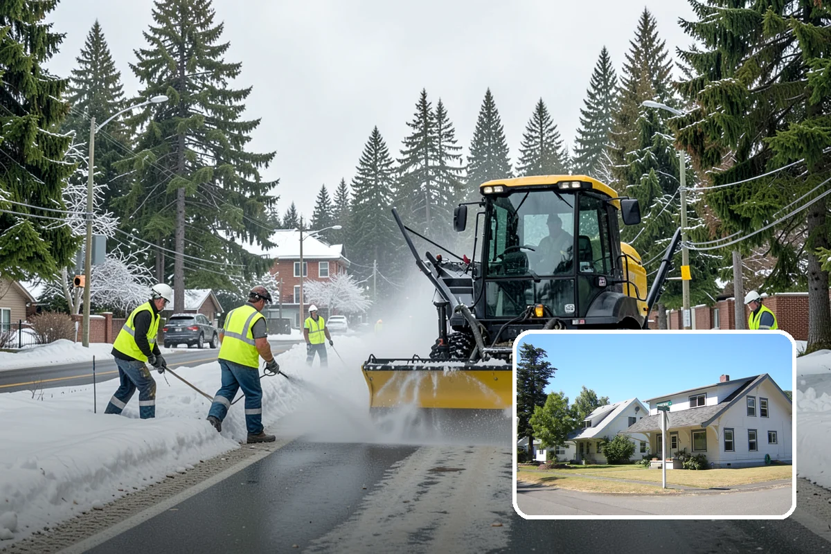 Barricade Placement in DuPont, Pierce County, WA - Placement aligned with approved traffic-control plans