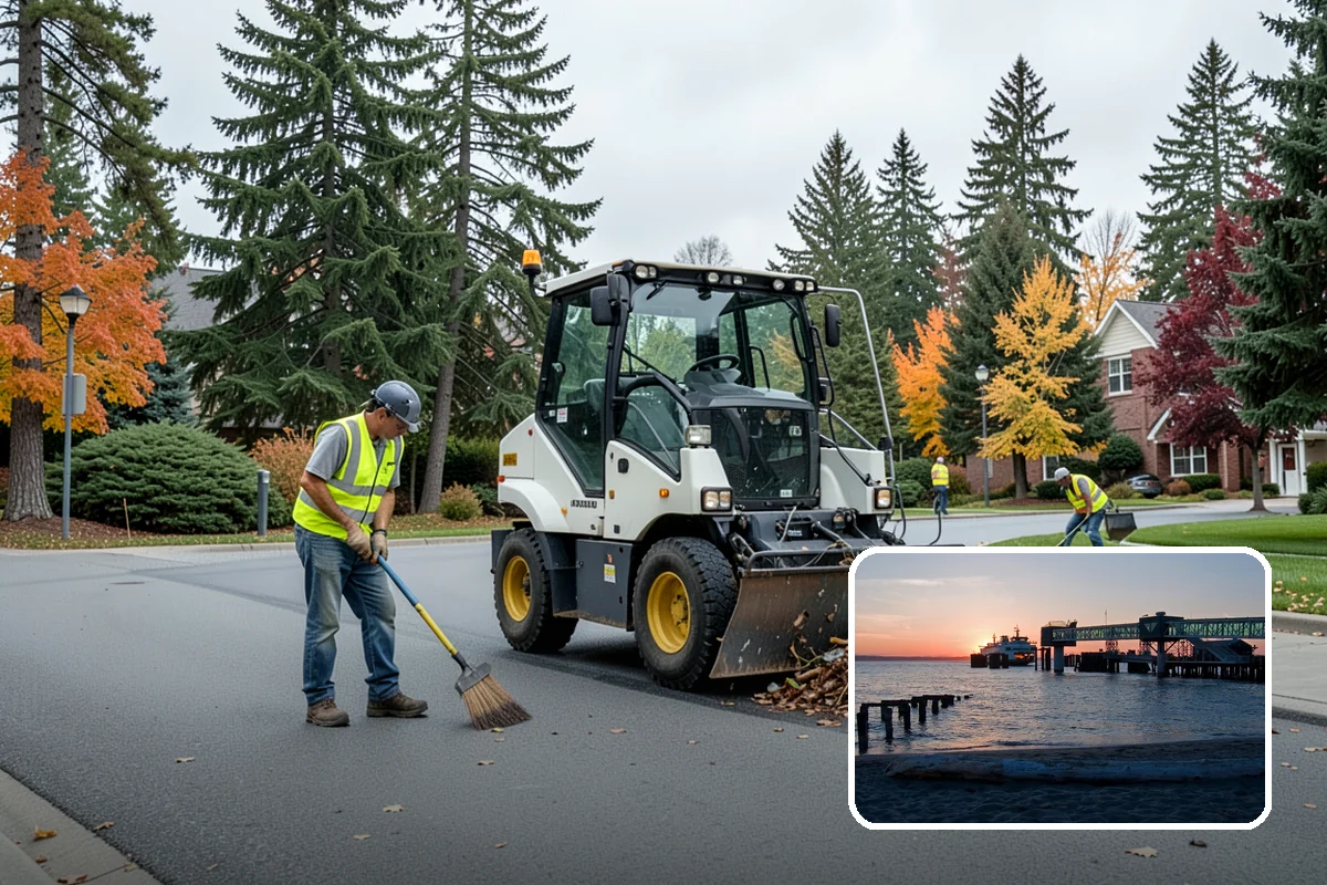 Barricade Placement in Edmonds, Snohomish County, WA - Placement aligned with approved traffic-control plans