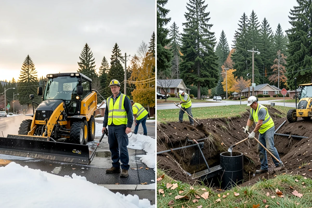 Barricade Placement in Federal Way, King County, WA - Review the approved traffic-control and closure plan