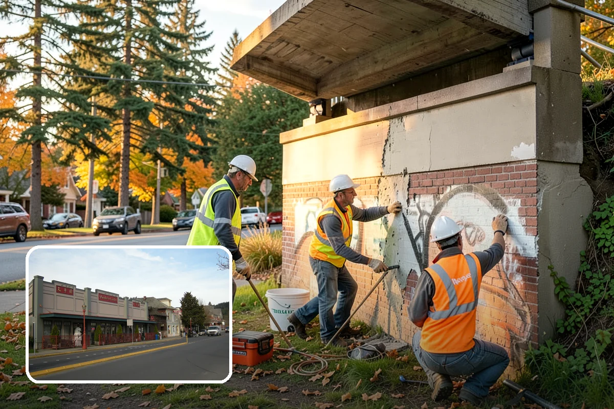 Barricade Placement in Issaquah, King County, WA - Placement aligned with approved traffic-control plans