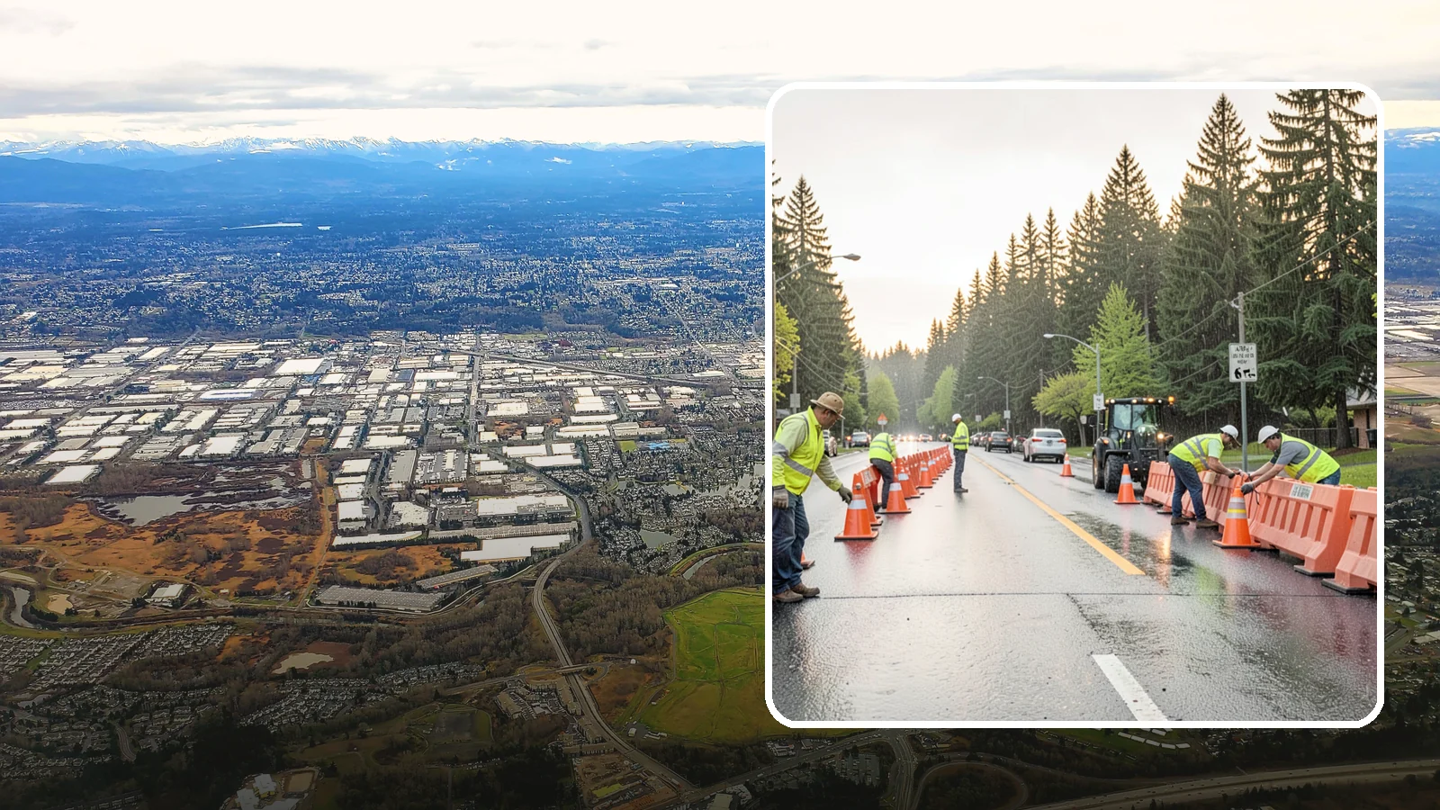 Barricade Placement in Kent, King County, WA - Placement of event and traffic barricades for Western Washington public events and road closures.