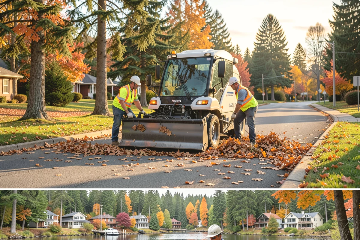 Barricade Placement in La Conner, Skagit County, WA - Demand peaks during the summer season of parades, races, and street festivals.