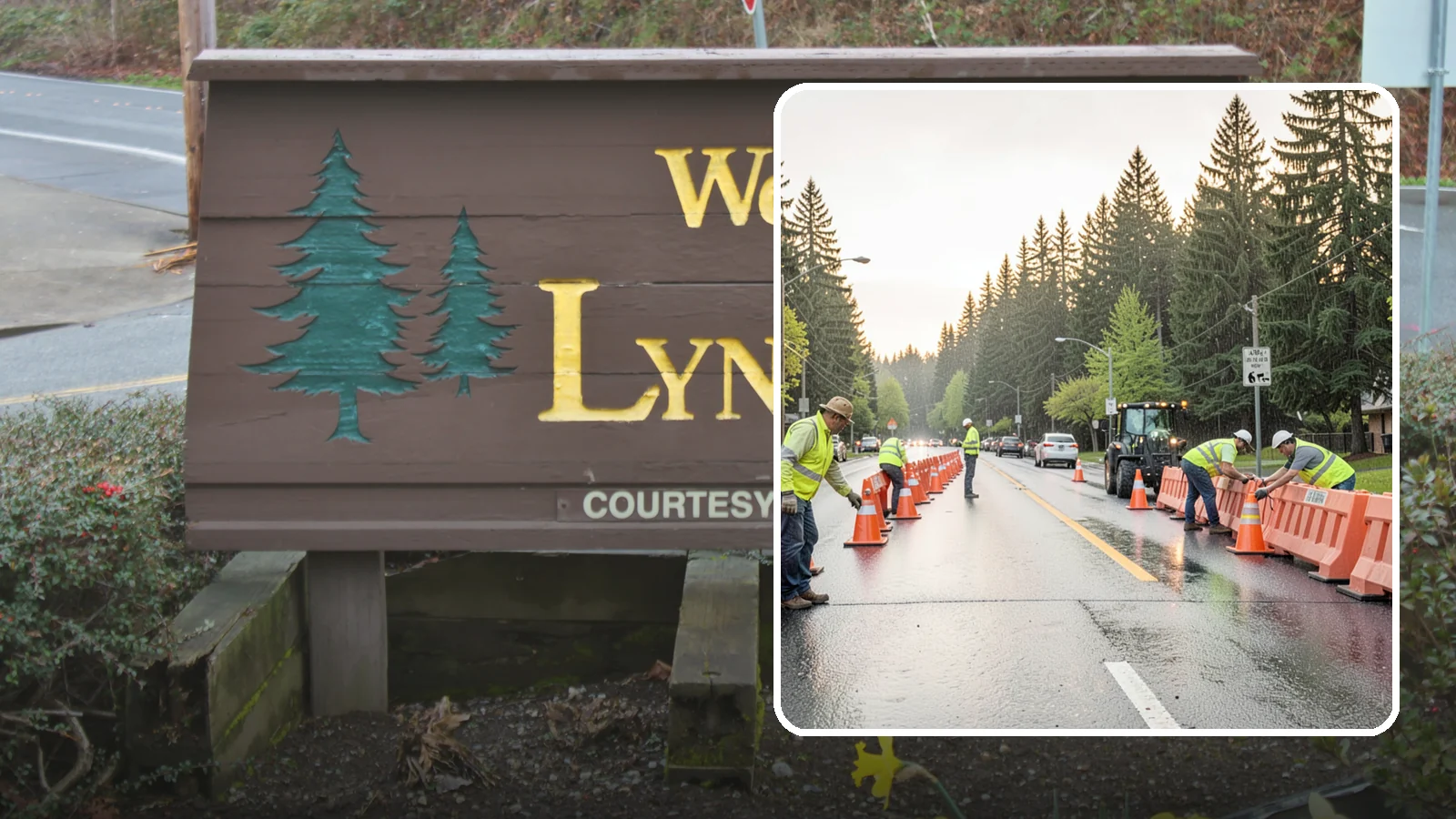 Barricade Placement in Lynnwood, Snohomish County, WA - Placement of event and traffic barricades for Western Washington public events and road closures.