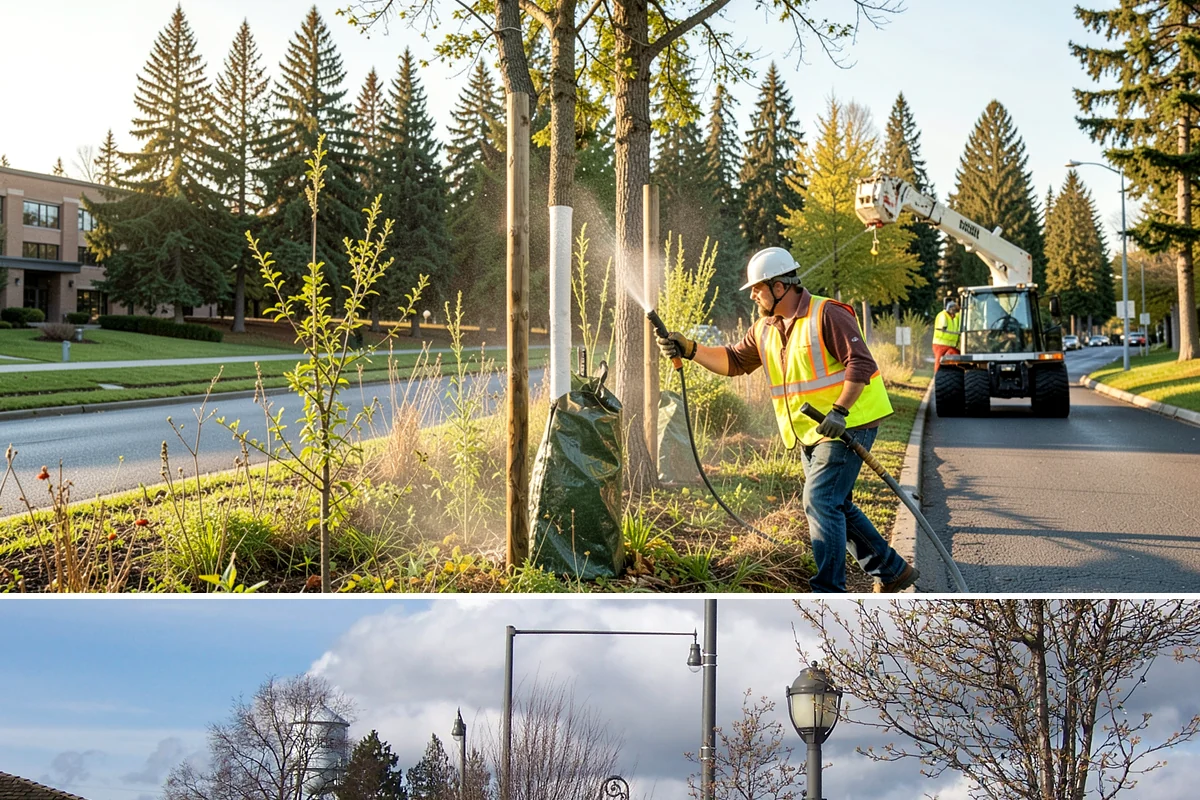 Barricade Placement in Marysville, Snohomish County, WA - Demand peaks during the summer season of parades, races, and street festivals.