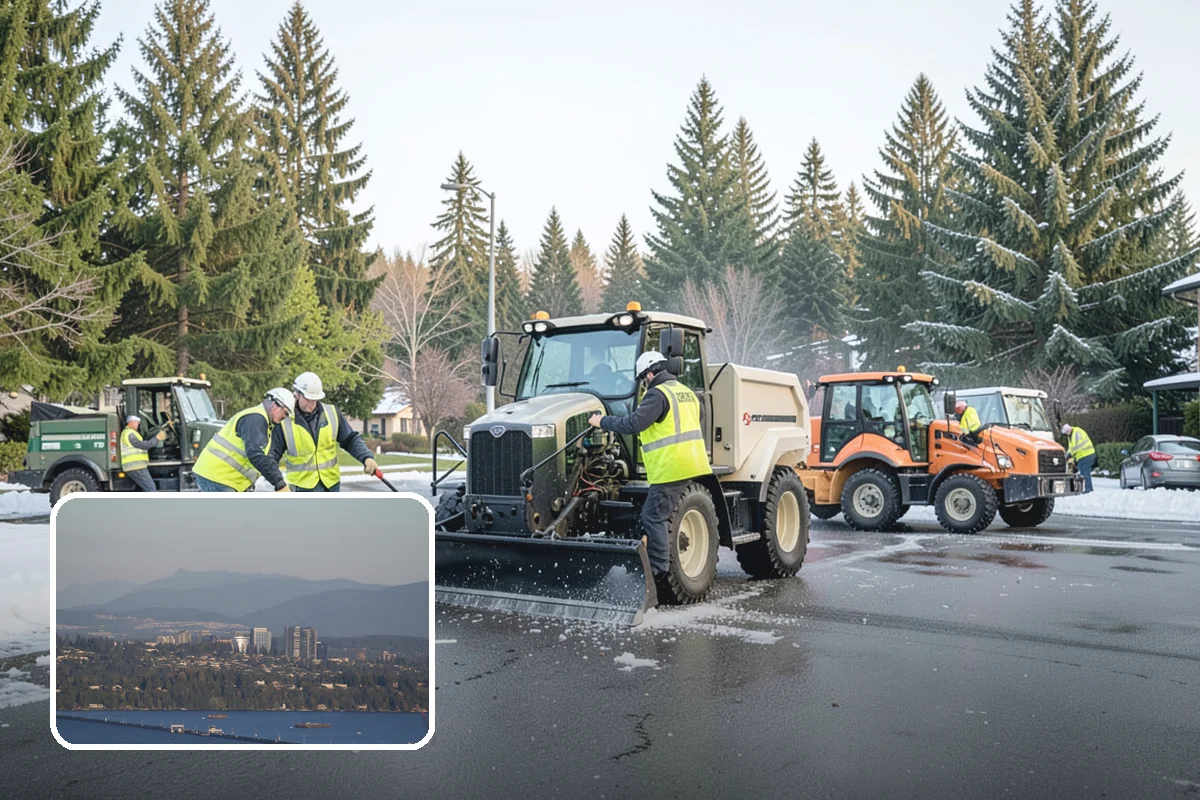 Barricade Placement in Medina, King County, WA - Placement aligned with approved traffic-control plans