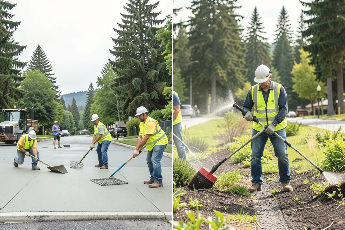 Barricade Placement in Mountlake Terrace, Snohomish County, WA - Review the approved traffic-control and closure plan