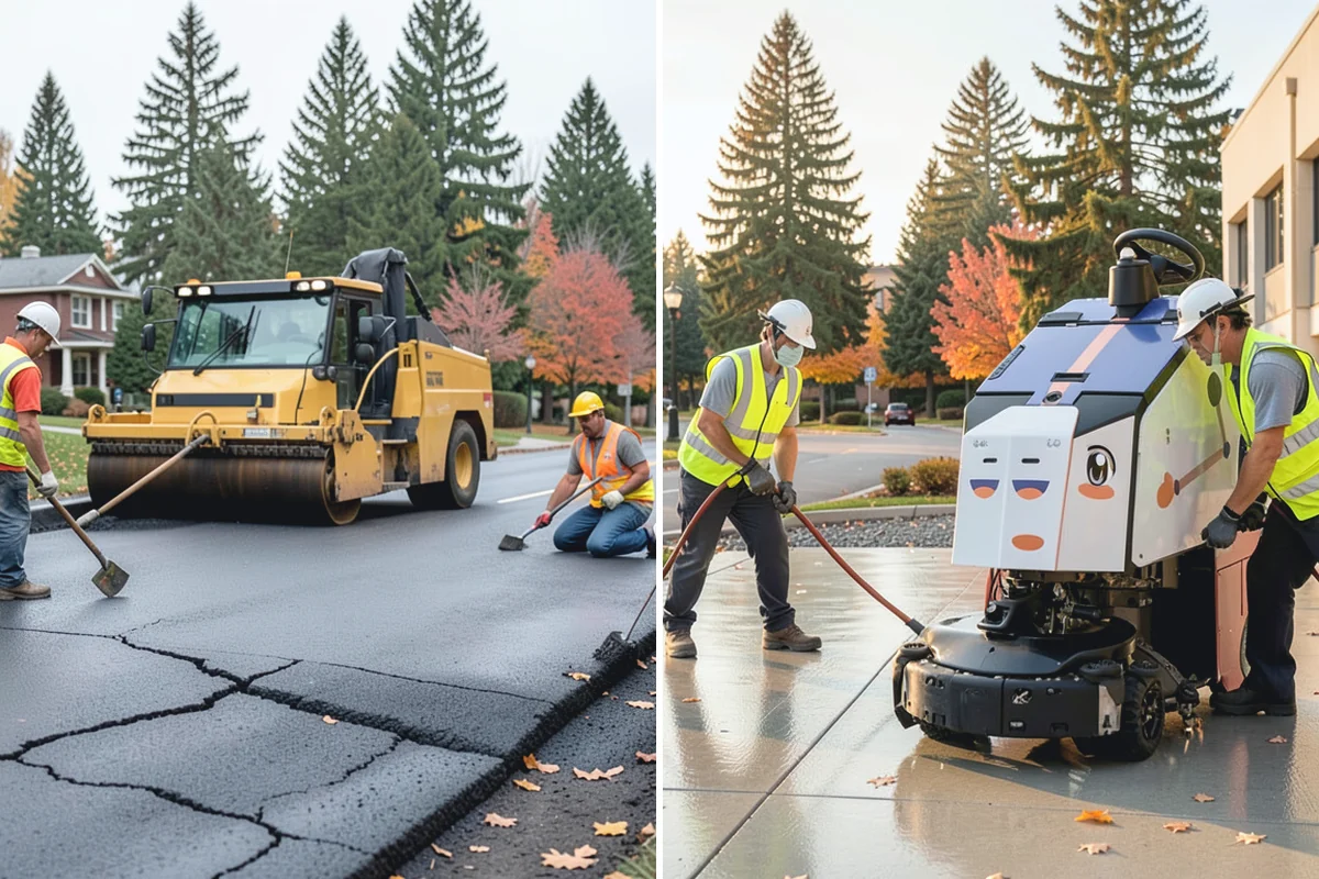 Barricade Placement in Redmond, King County, WA - Review the approved traffic-control and closure plan