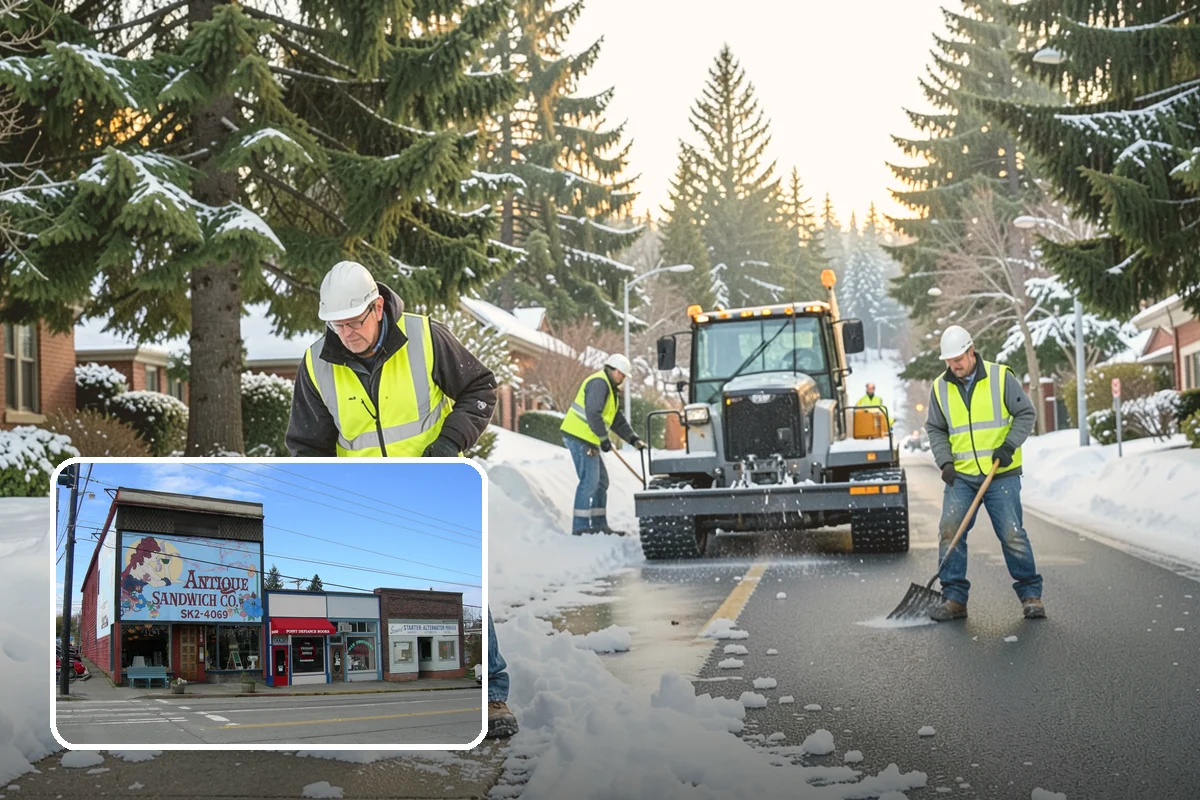 Barricade Placement in Ruston, Pierce County, WA - Placement aligned with approved traffic-control plans