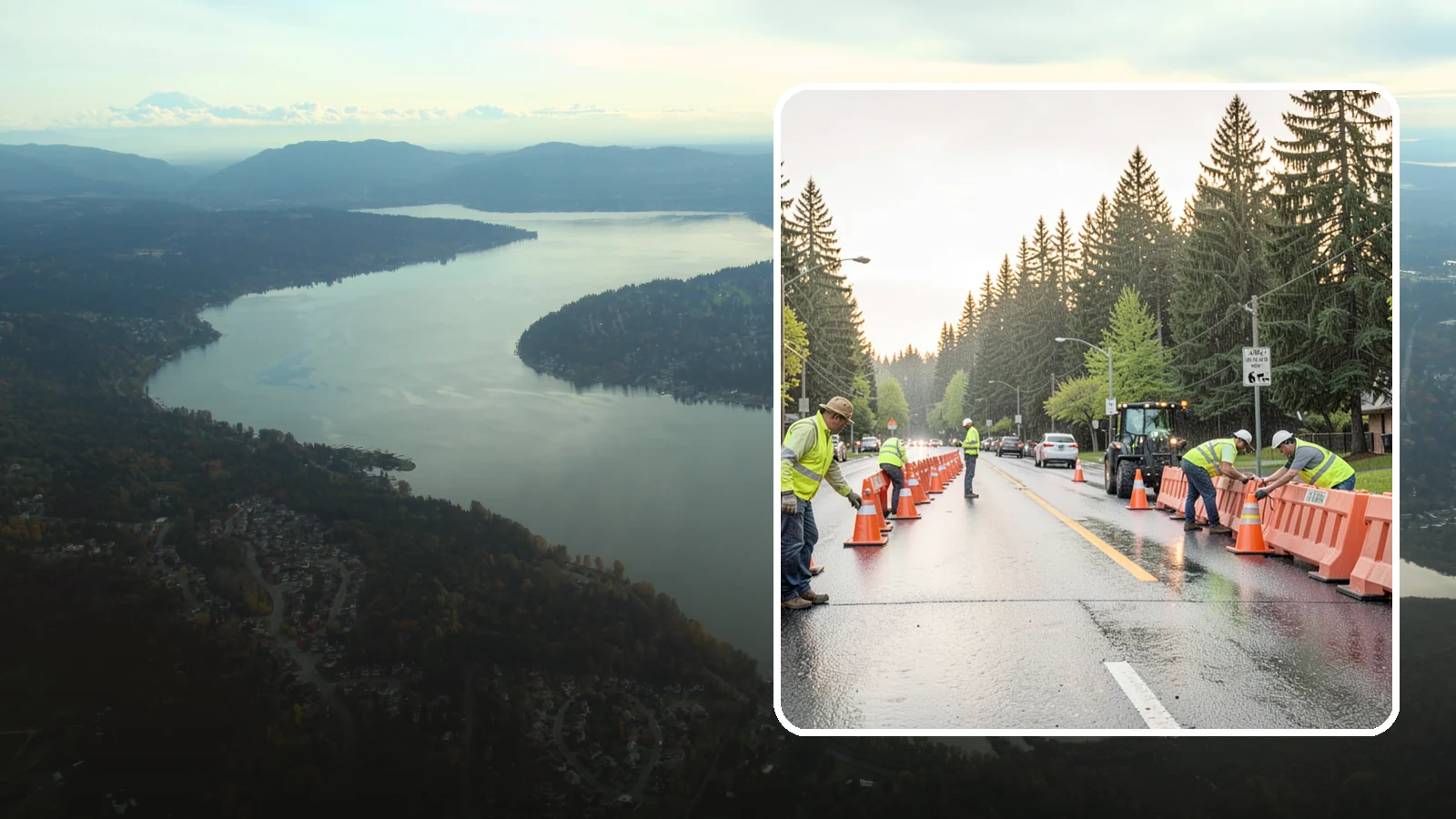 Barricade Placement in Sammamish, King County, WA - Placement of event and traffic barricades for Western Washington public events and road closures.