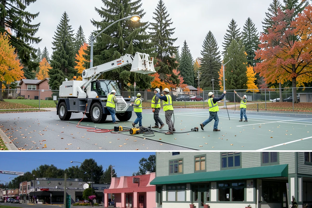Barricade Placement in Snoqualmie, King County, WA - Demand peaks during the summer season of parades, races, and street festivals.