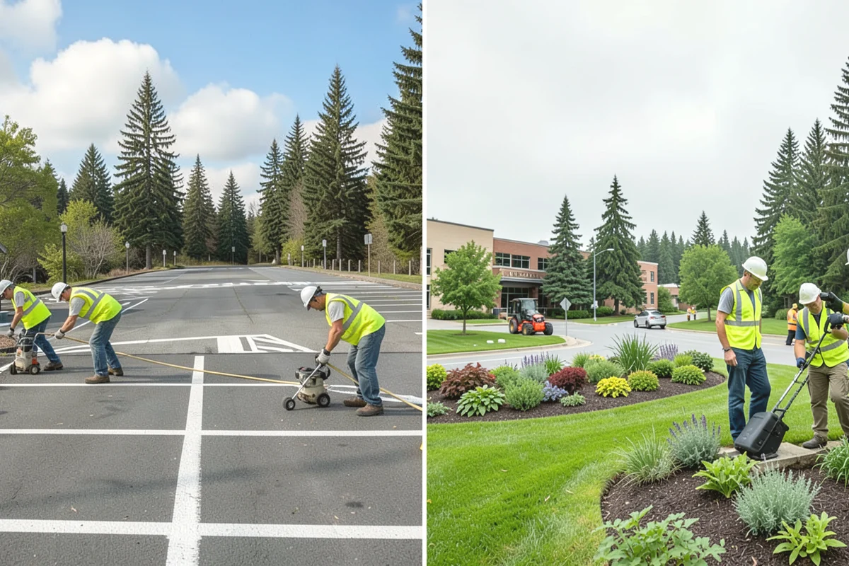 Barricade Placement in Steilacoom, Pierce County, WA - Review the approved traffic-control and closure plan