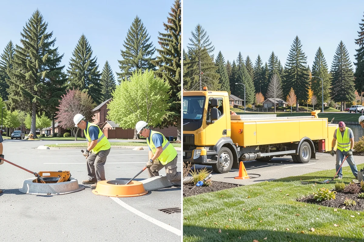 Barricade Placement in Tukwila, King County, WA - Review the approved traffic-control and closure plan