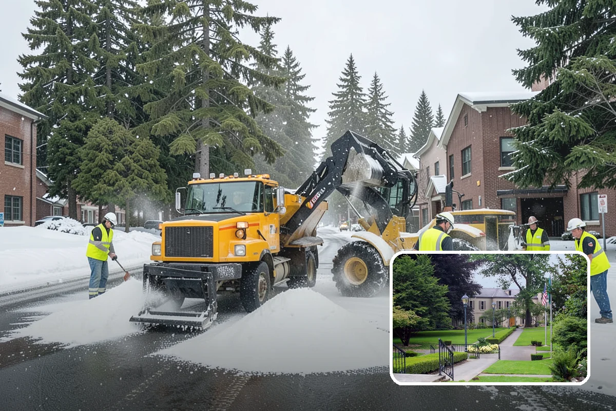 Barricade Placement in Woodinville, King County, WA - Placement aligned with approved traffic-control plans