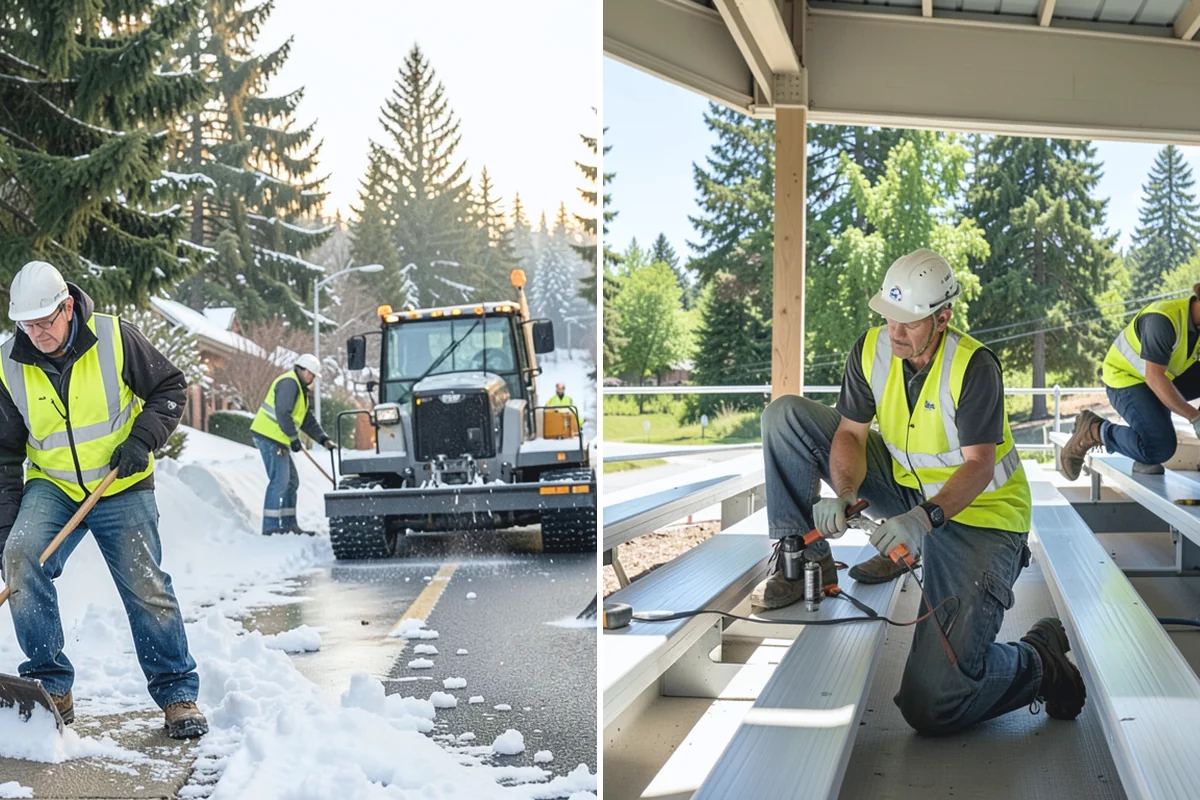Barricade Placement in Woodinville, King County, WA - Review the approved traffic-control and closure plan