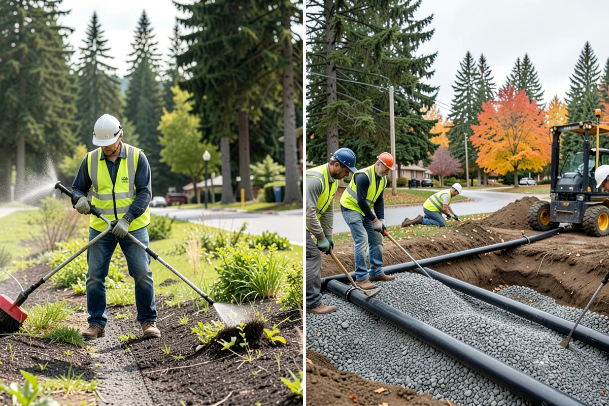 Baseball Field Maintenance in Arlington, Snohomish County, WA - Inspect infield skin, mound, turf, and edges on each field