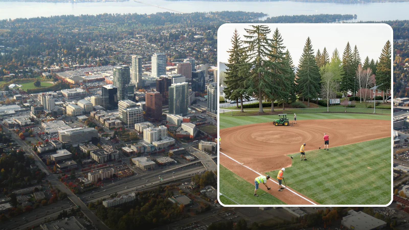 Baseball Field Maintenance in Bellevue, King County, WA - Infield and turf maintenance for public ball fields that delivers safe, consistent, and game-ready diamonds.