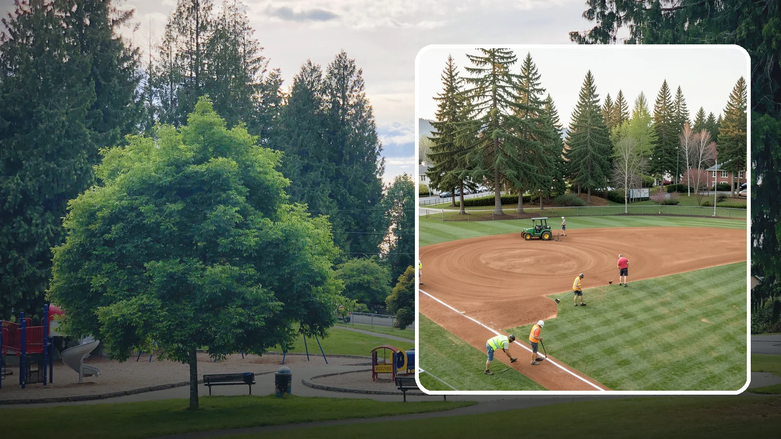 Baseball Field Maintenance in Bonney Lake, Pierce County, WA - Infield and turf maintenance for public ball fields that delivers safe, consistent, and game-ready diamonds.