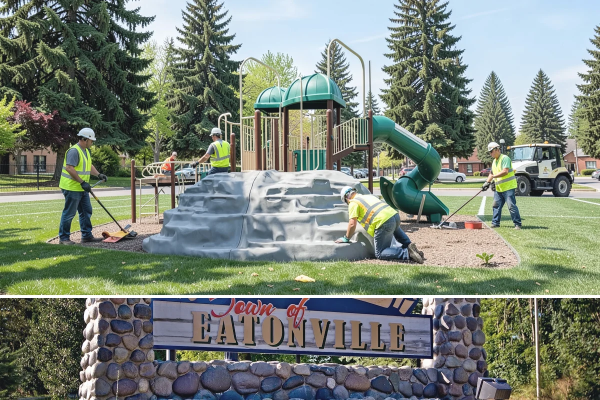 Baseball Field Maintenance in Eatonville, Pierce County, WA - Intensive grooming runs through the spring and summer season, with edge and clay renovation during the winter off-season.