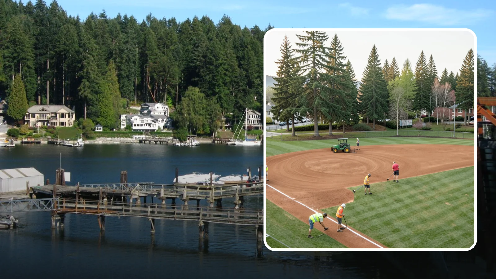 Baseball Field Maintenance in Gig Harbor, Pierce County, WA - Infield and turf maintenance for public ball fields that delivers safe, consistent, and game-ready diamonds.