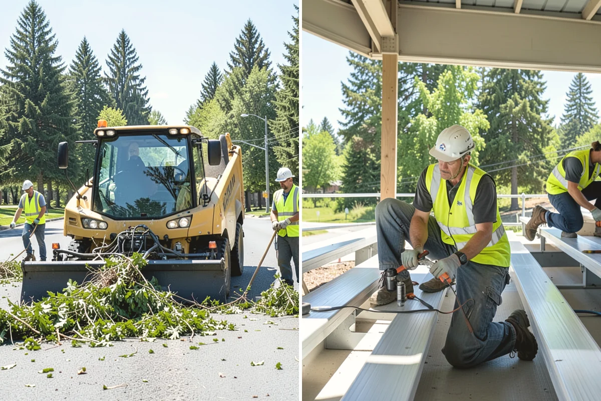 Baseball Field Maintenance in Issaquah, King County, WA - Inspect infield skin, mound, turf, and edges on each field