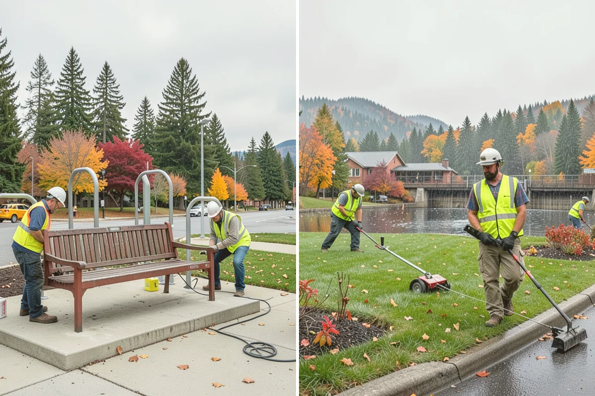 Baseball Field Maintenance in Kent, King County, WA - Inspect infield skin, mound, turf, and edges on each field
