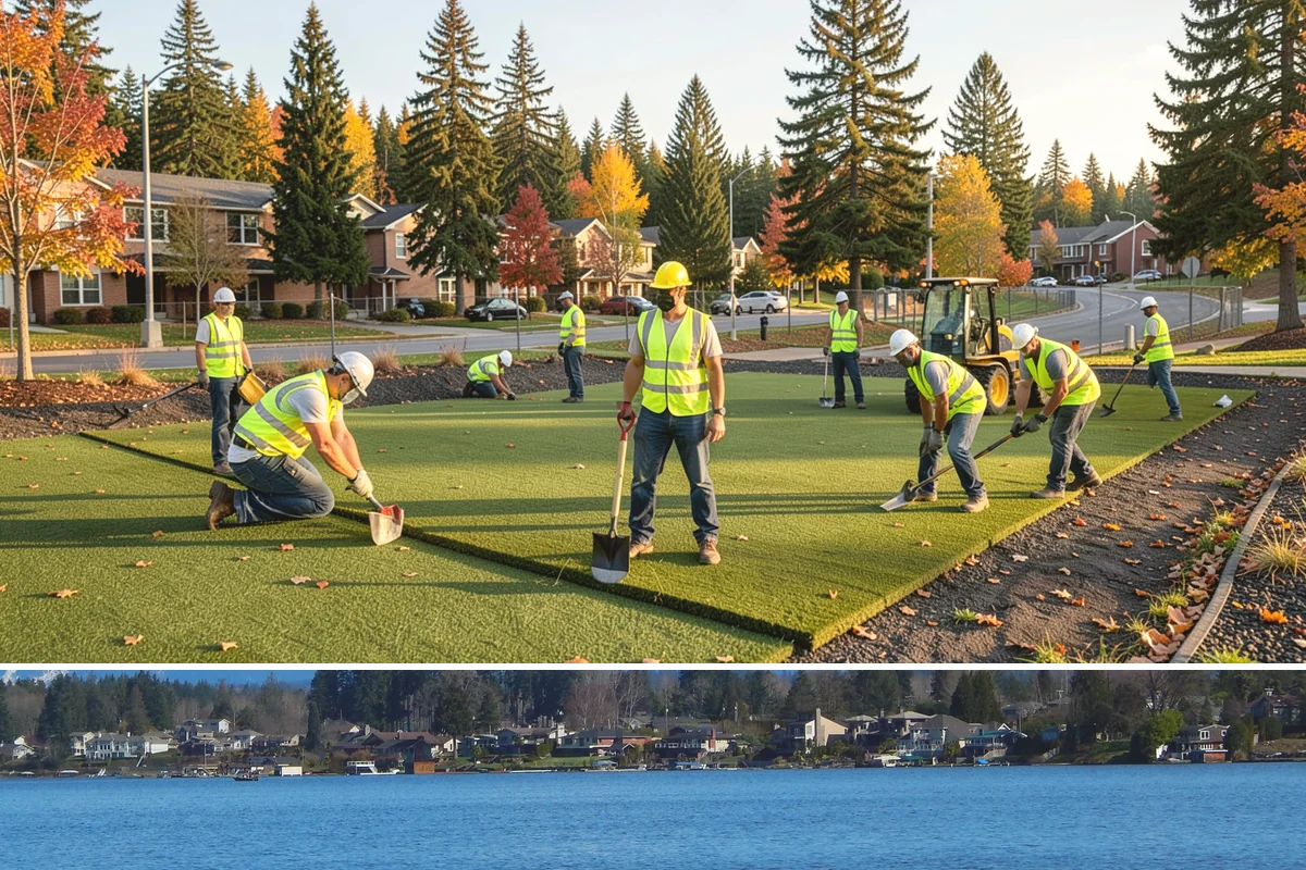 Baseball Field Maintenance in Lake Stevens, Snohomish County, WA - Intensive grooming runs through the spring and summer season, with edge and clay renovation during the winter off-season.