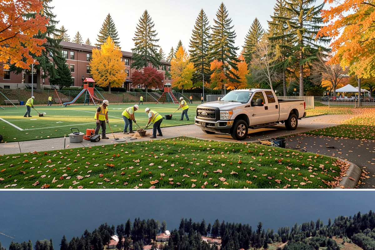 Baseball Field Maintenance in Lakewood, Pierce County, WA - Intensive grooming runs through the spring and summer season, with edge and clay renovation during the winter off-season.