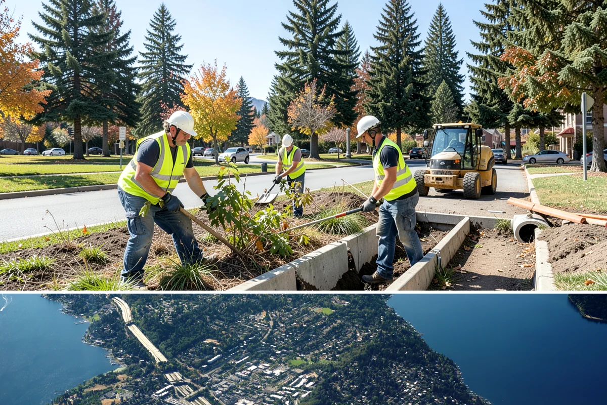 Baseball Field Maintenance in Mercer Island, King County, WA - Intensive grooming runs through the spring and summer season, with edge and clay renovation during the winter off-season.