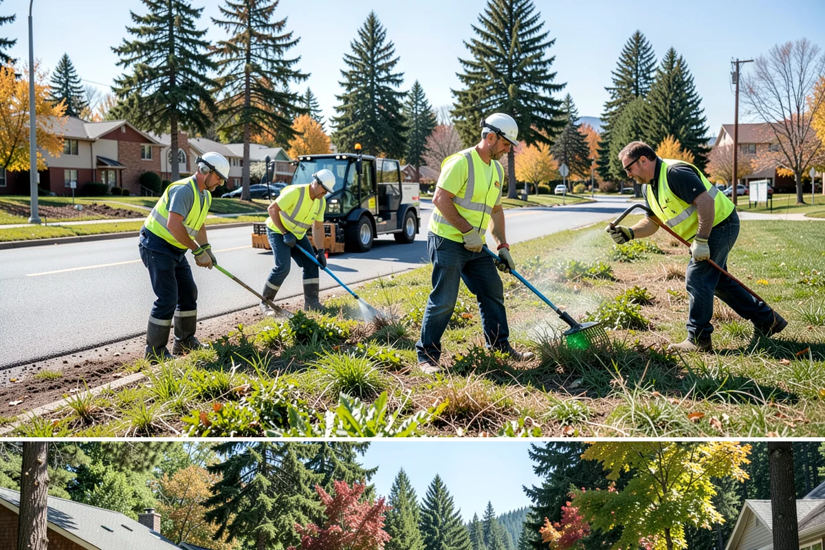 Baseball Field Maintenance in Orting, Pierce County, WA - Intensive grooming runs through the spring and summer season, with edge and clay renovation during the winter off-season.