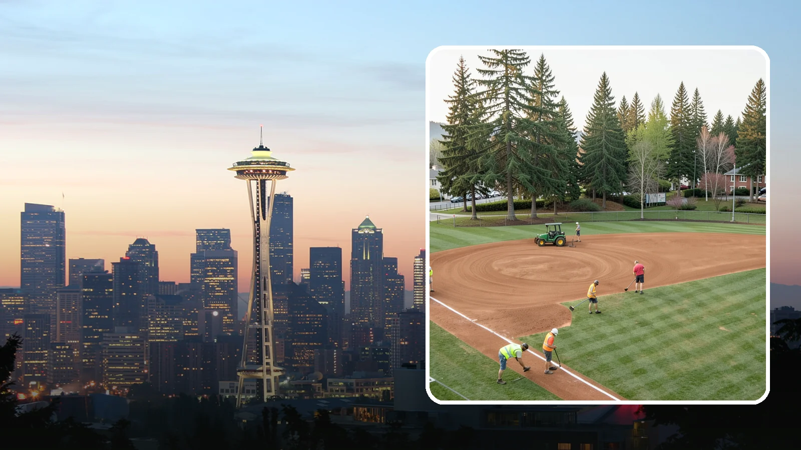 Baseball Field Maintenance in Seattle, King County, WA - Infield and turf maintenance for public ball fields that delivers safe, consistent, and game-ready diamonds.