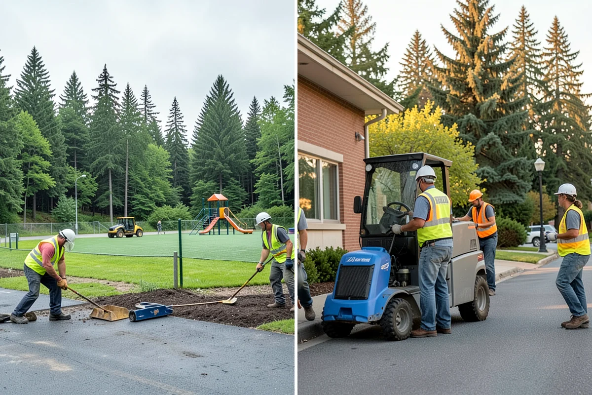 Baseball Field Maintenance in Sedro-Woolley, Skagit County, WA - Inspect infield skin, mound, turf, and edges on each field