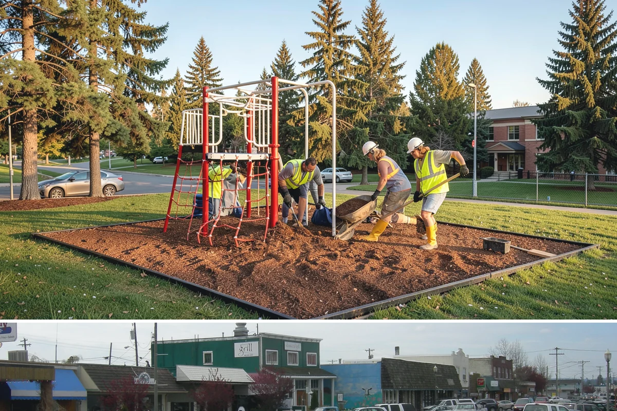 Baseball Field Maintenance in Stanwood, Snohomish County, WA - Intensive grooming runs through the spring and summer season, with edge and clay renovation during the winter off-season.