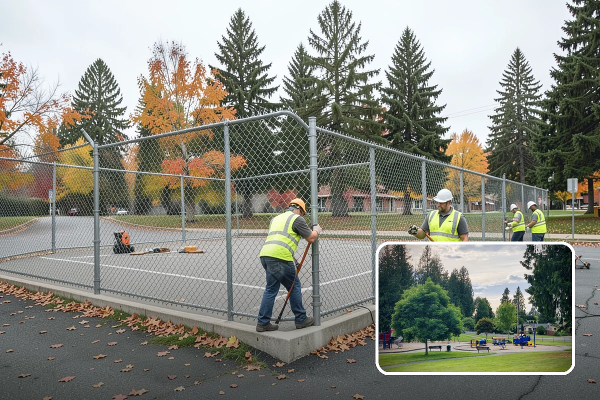 Basketball Court Cleaning in Bonney Lake, Pierce County, WA - Restores slip resistance on moisture-prone outdoor surfaces