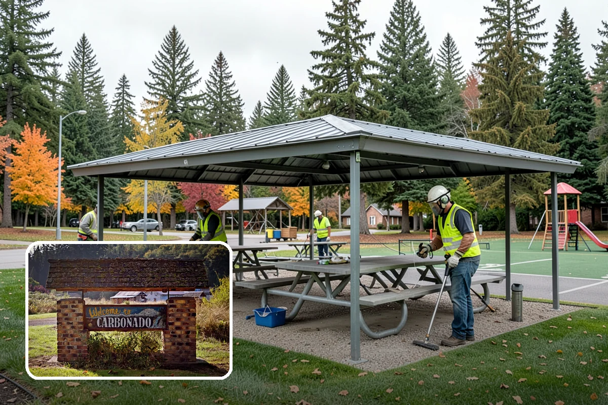 Basketball Court Cleaning in Carbonado, Pierce County, WA - Restores slip resistance on moisture-prone outdoor surfaces