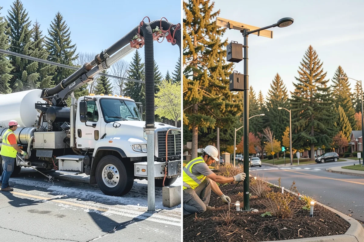 Basketball Court Cleaning in Des Moines, King County, WA - Inspect surface coating, key paint, and drainage conditions