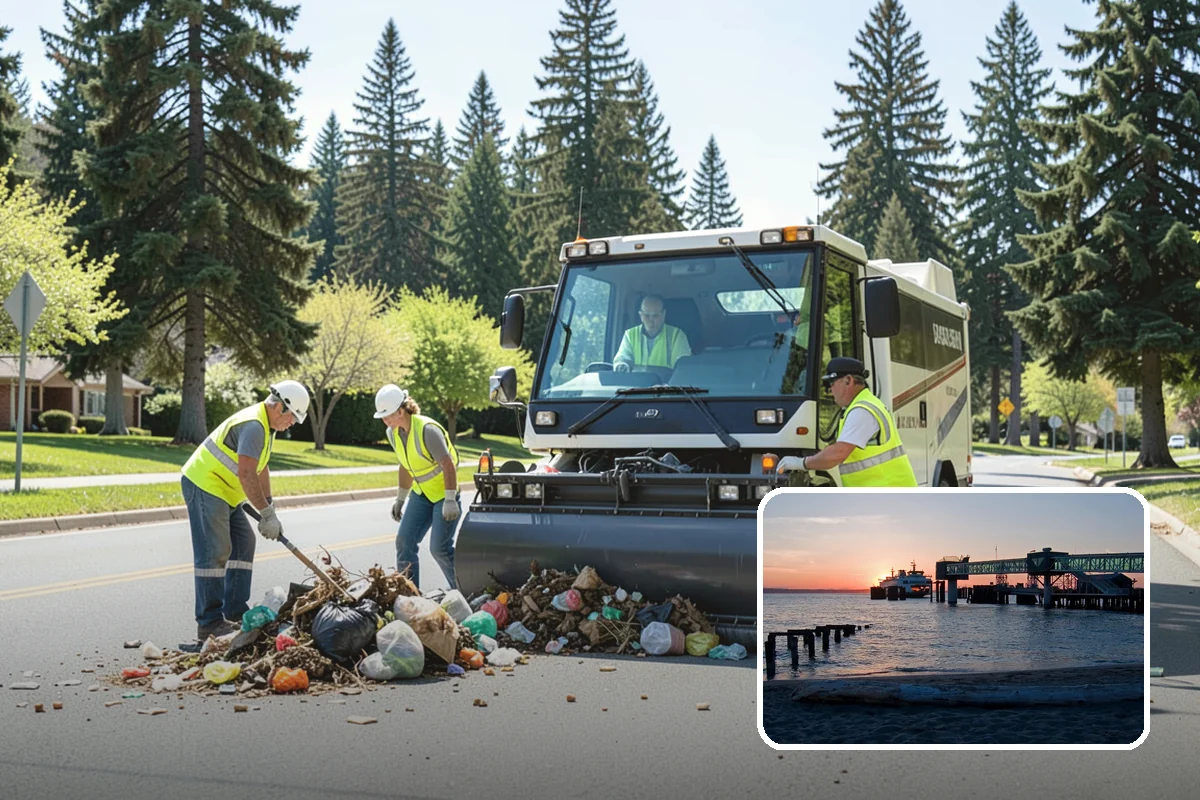 Basketball Court Cleaning in Edmonds, Snohomish County, WA - Restores slip resistance on moisture-prone outdoor surfaces
