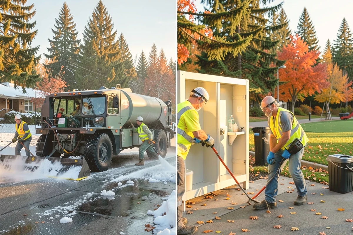 Basketball Court Cleaning in Fife, Pierce County, WA - Inspect surface coating, key paint, and drainage conditions