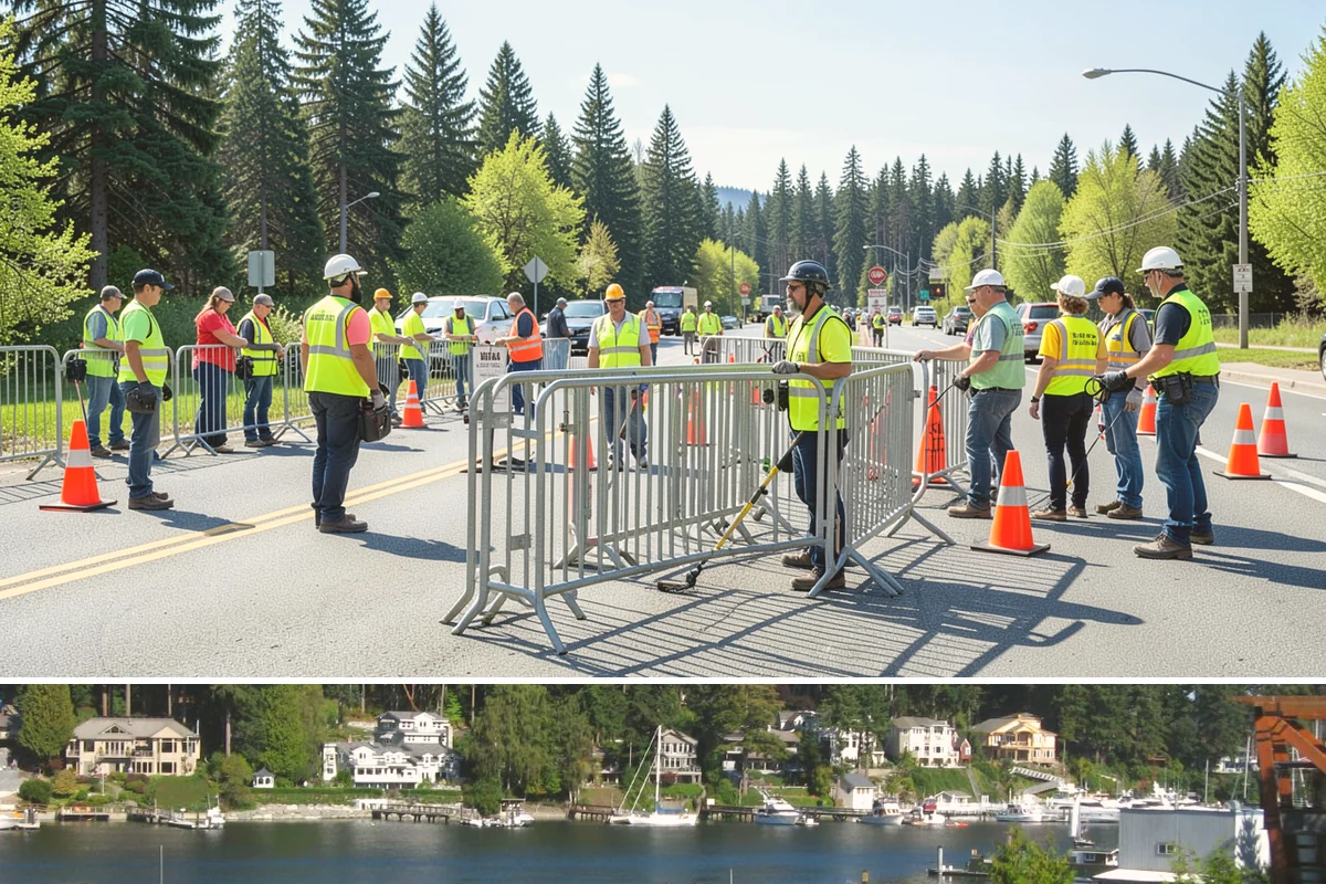 Basketball Court Cleaning in Gig Harbor, Pierce County, WA - Cleaning is most effective from spring through fall, with a pre-season wash recommended before summer programming begins.