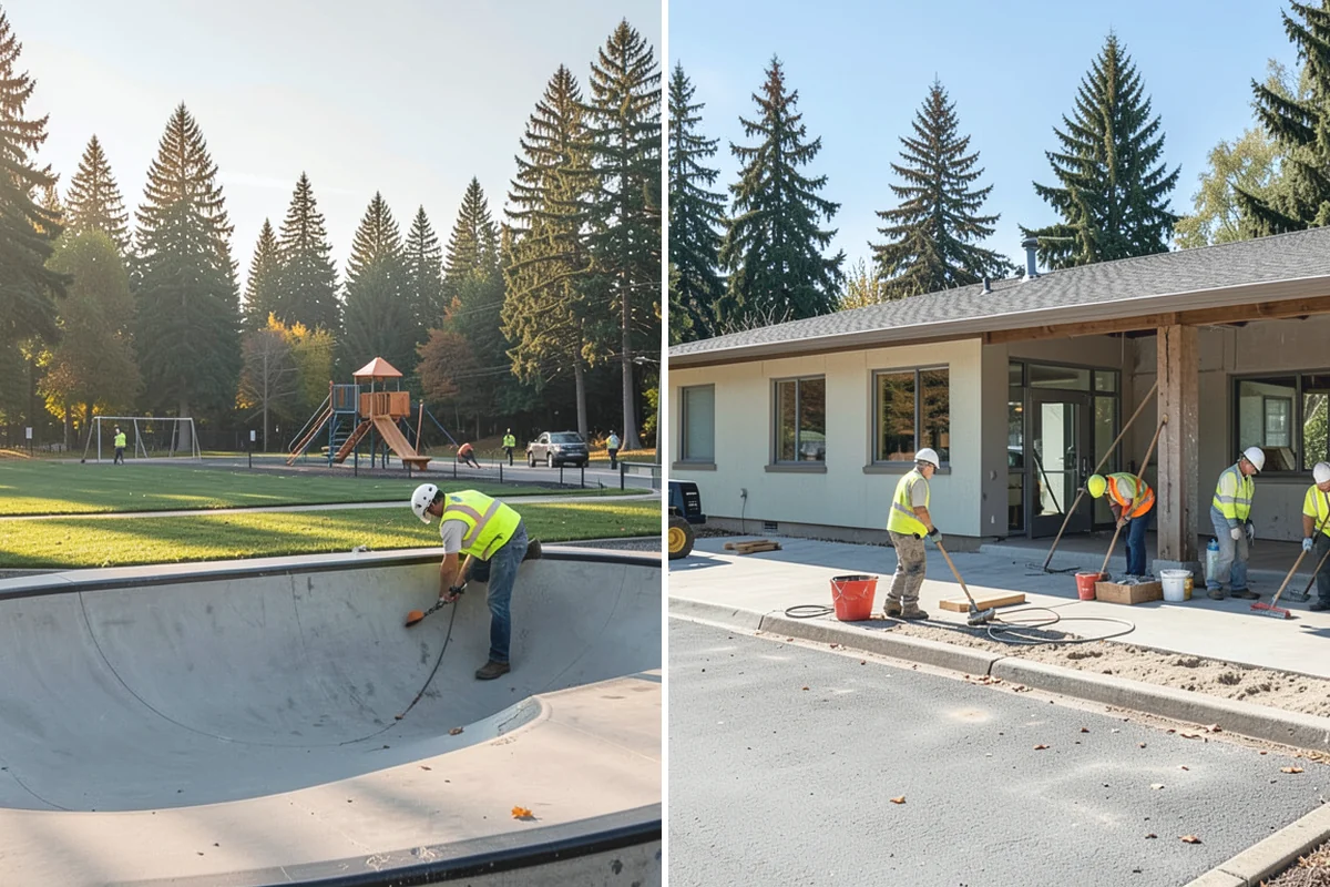 Basketball Court Cleaning in Gold Bar, Snohomish County, WA - Inspect surface coating, key paint, and drainage conditions