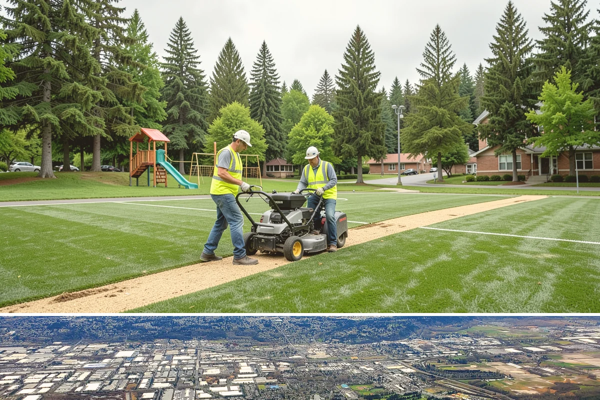 Basketball Court Cleaning in Kent, King County, WA - Cleaning is most effective from spring through fall, with a pre-season wash recommended before summer programming begins.