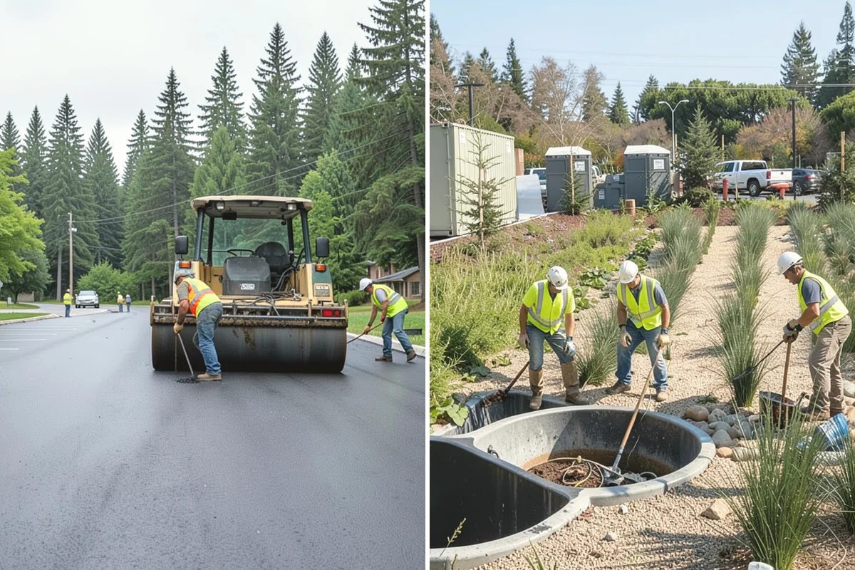 Basketball Court Cleaning in Lake Stevens, Snohomish County, WA - Inspect surface coating, key paint, and drainage conditions